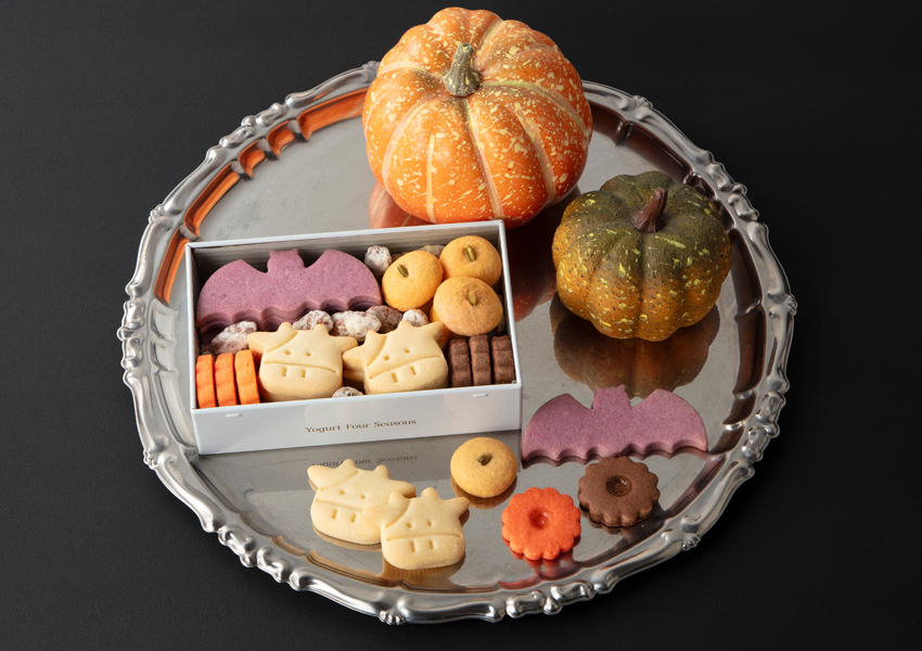 ヨーグルトハロウィンクッキー缶